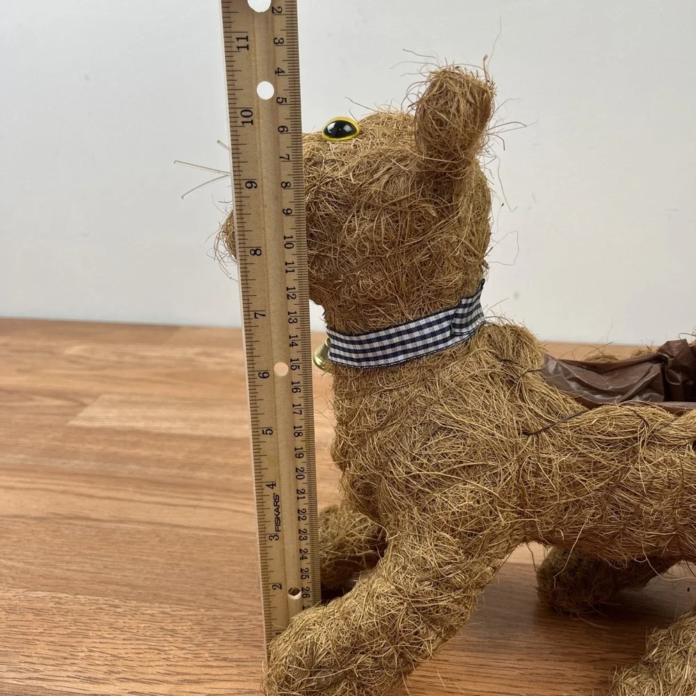 Cute Cat  Coconut Fiber Flower Pot Planter NEW